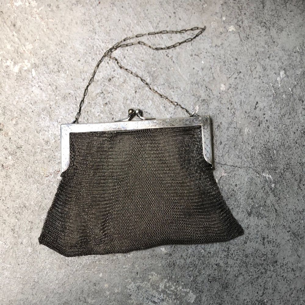 Antique Chain mail  purse